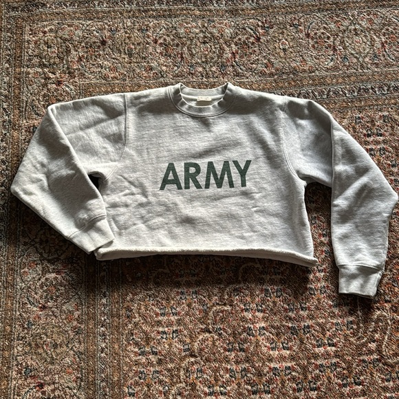 Army Sweater Crop One Size - Picture 9 of 13